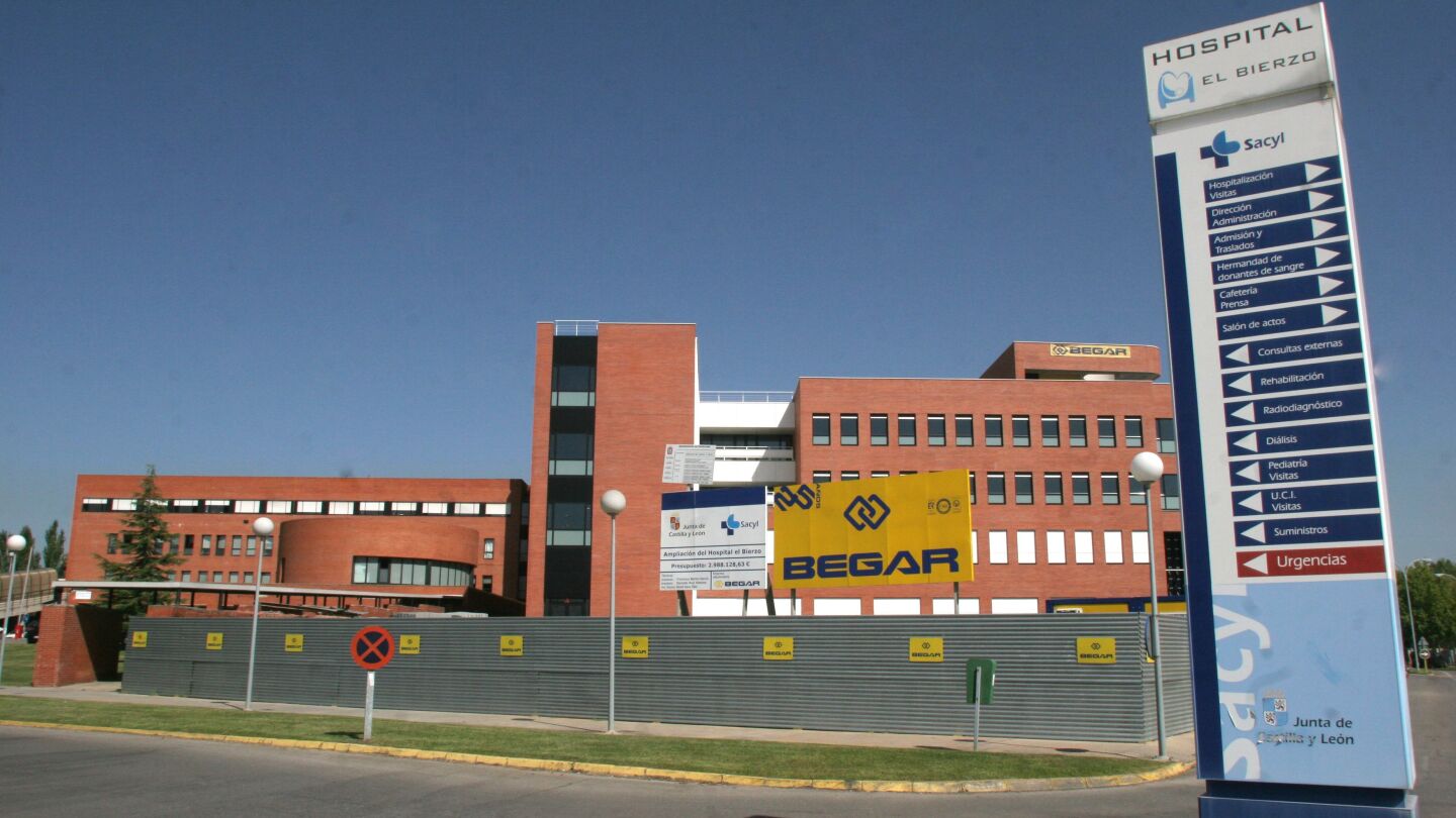 Exteriores del Hospital del Bierzo de Ponferrada (Le&oacute;n)