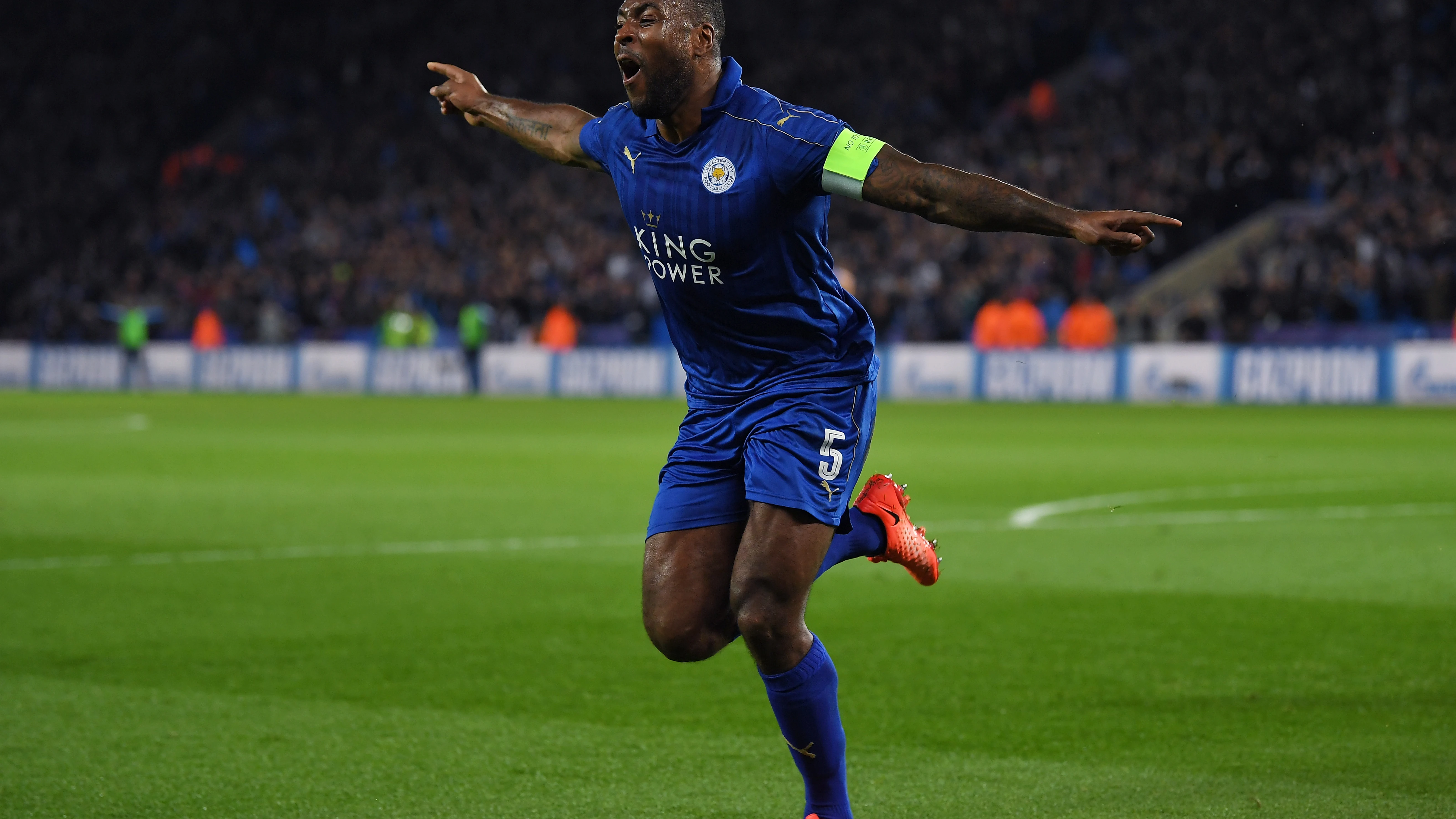 Morgan celebra su gol ante el Sevilla