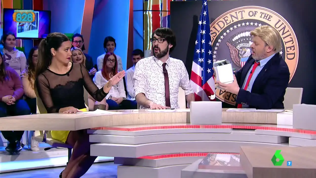 El enfado de Pedroche con Paco Trump El enfado de Pedroche con Paco Trump
