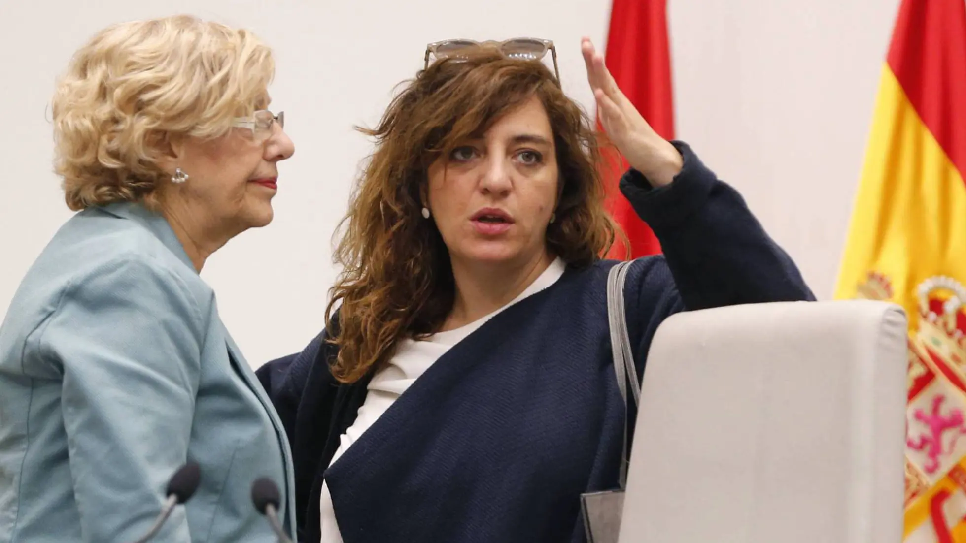 Manuela Carmena y Celia Mayer