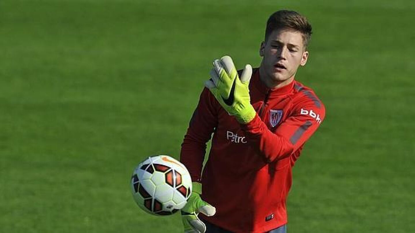 &Aacute;lex Remiro, portero del Athletic Club de Bilbao