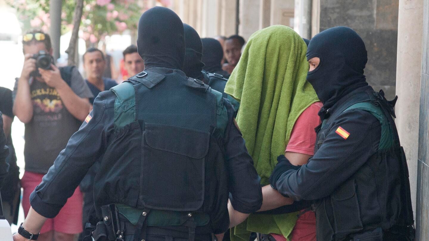 Imagen de archivo de una operaci&oacute;n antiyihadista con varios detenidos tambi&eacute;n en Arb&uacute;cies