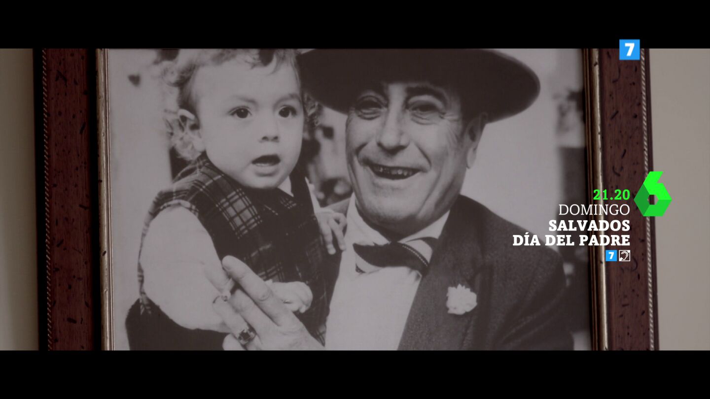 In&eacute;s S&aacute;nchez junto a su padre