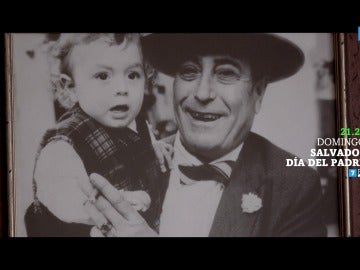 Inés Sánchez junto a su padre Inés Sánchez junto a su padre