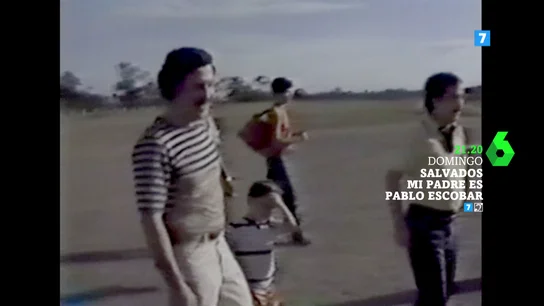 Imagen de Pablo Escobar junto a su hijo Imagen de Pablo Escobar junto a su hijo