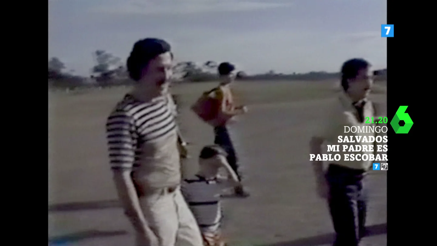 Imagen de Pablo Escobar junto a su hijo Imagen de Pablo Escobar junto a su hijo