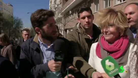 Frame 34.367502 de: El 'zasca' de Gonzo a Esperanza Aguirre sobre la carta de Granados: "¿Quiere mandarle un mensaje al que lo aprendió todo de usted y ahora está en la cárcel por corrupción?" Frame 34.367502 de: El 'zasca' de Gonzo a Esperanza Aguirre sobre la carta de Granados: "¿Quiere mandarle un mensaje al que lo aprendió todo de usted y ahora está en la cárcel por corrupción?"