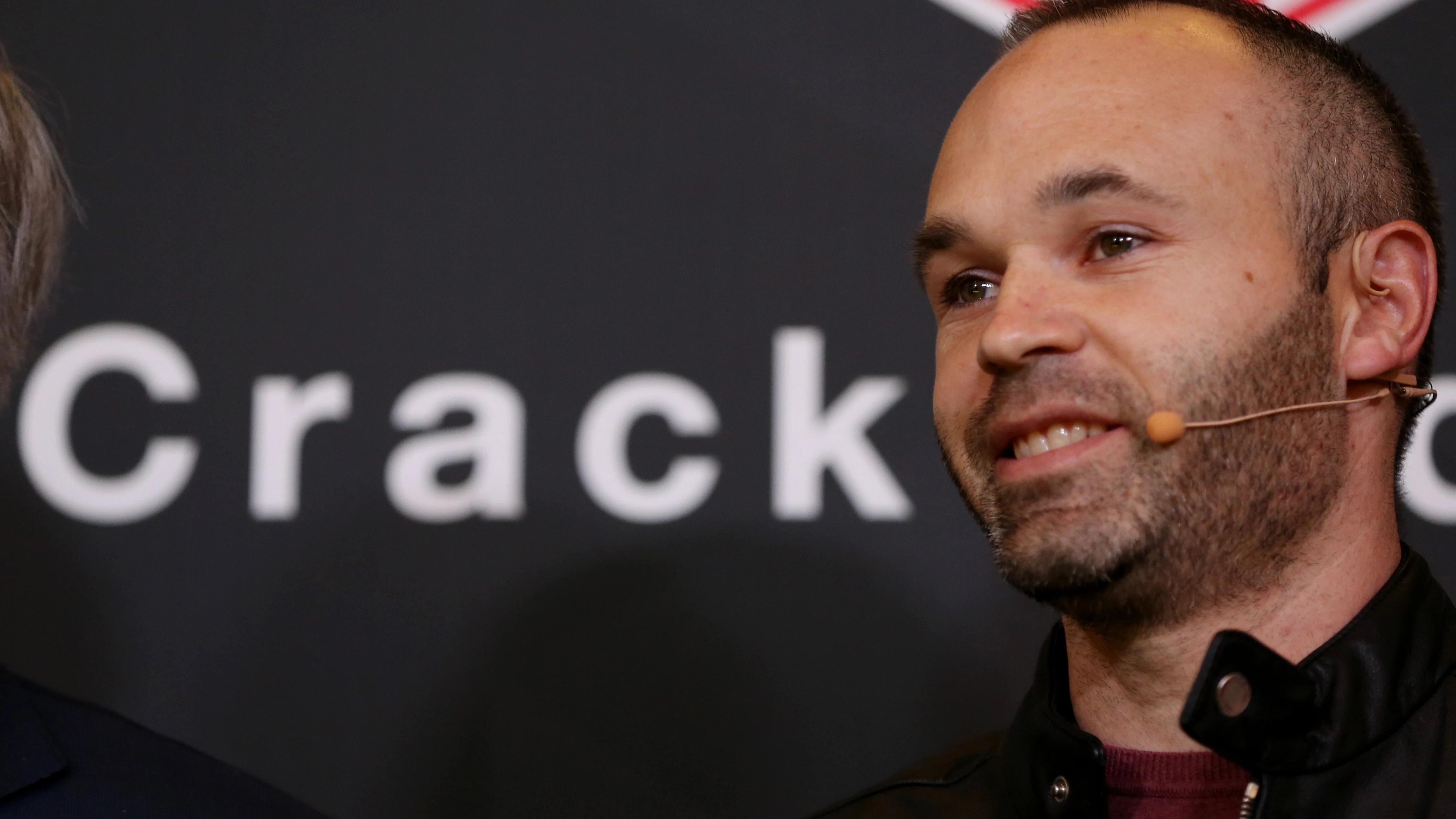 Iniesta, en un acto publicitario en Barcelona Iniesta, en un acto publicitario en Barcelona