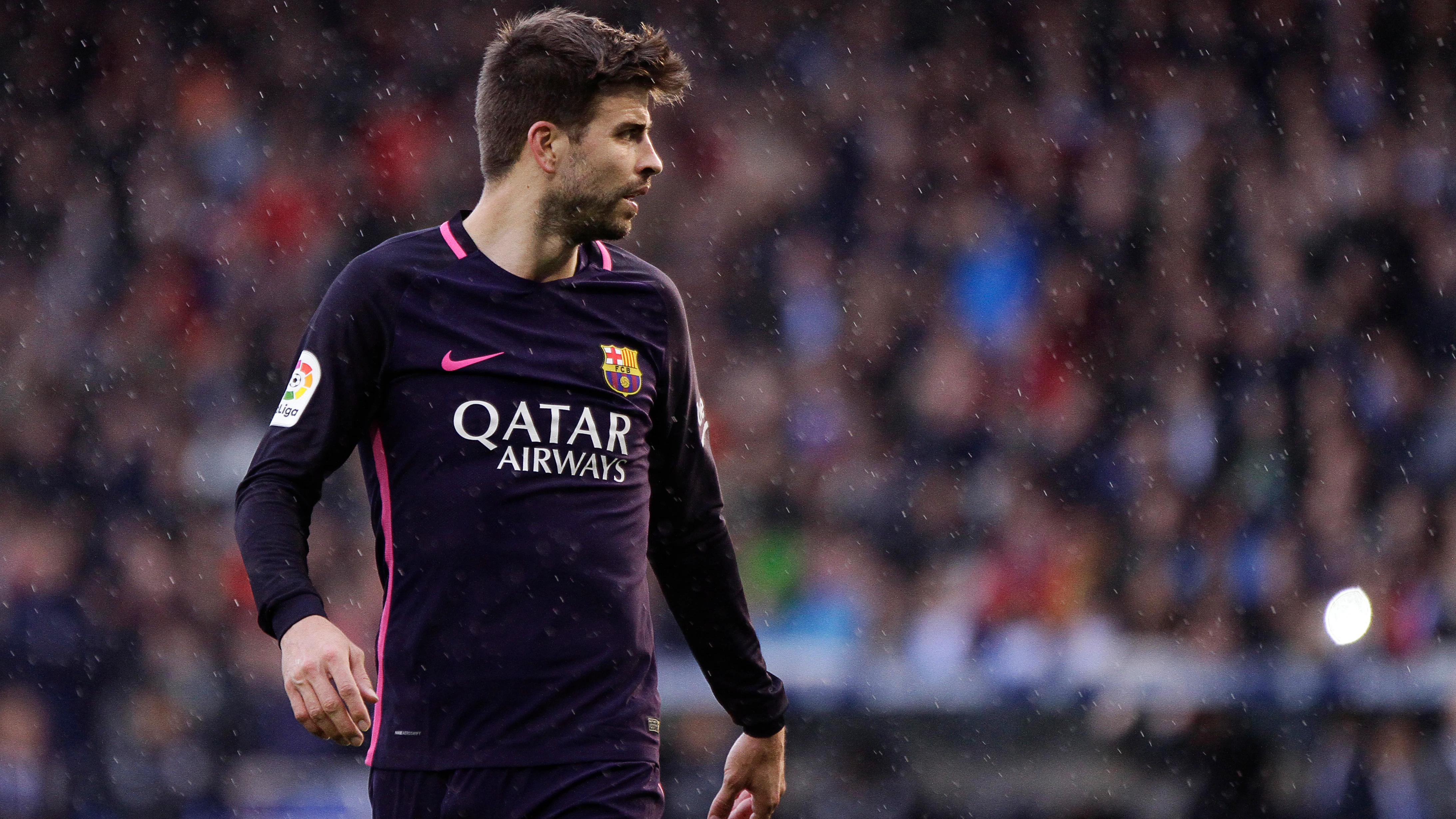 Gerard Piqué, en un partido del FC Barcelona Gerard Piqué, en un partido del FC Barcelona