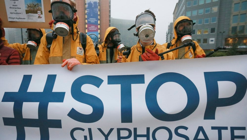 Manifestación contra el la utilización del glifosato
