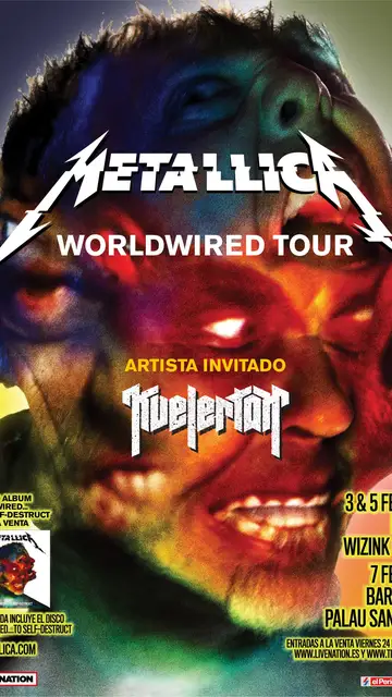 Metallica ofrecerá tres conciertos en nuestro país en 2018 Metallica ofrecerá tres conciertos en nuestro país en 2018