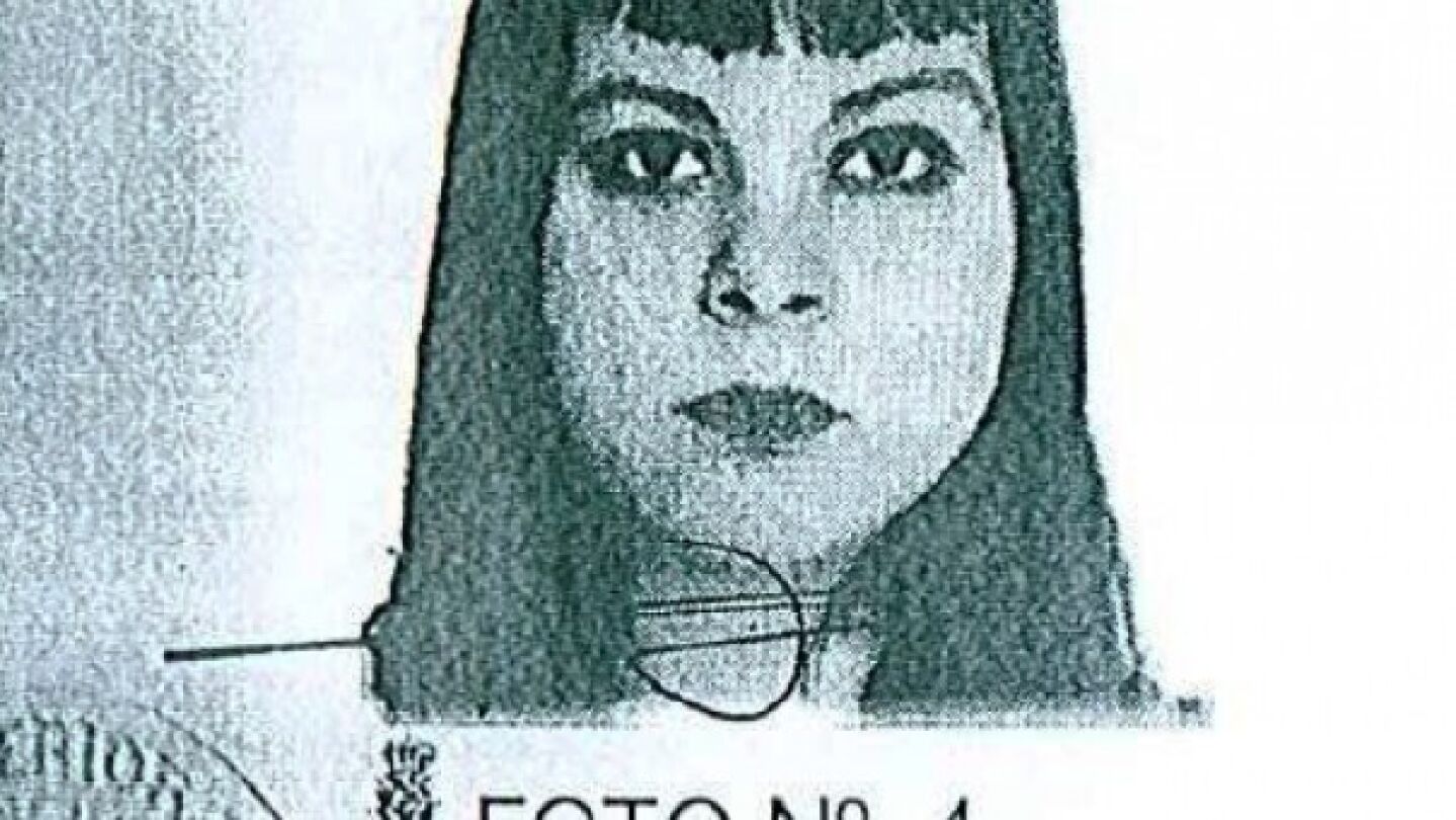 Ficha Policial de 'La intocable'