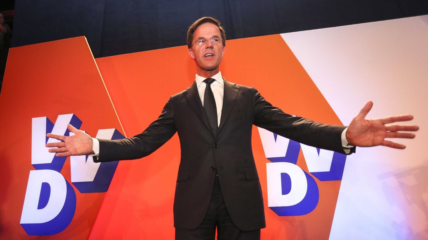 El primer ministro holand&eacute;s, Mark Rutte