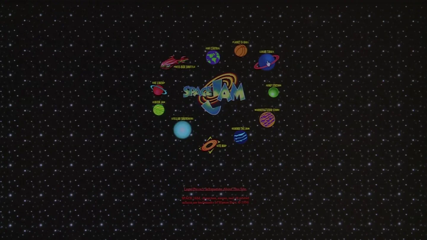 Frame 43.749752 de: Space Jam, Salvar al soldado Ryan, Jurassic Park... las webs intactas de películas de los 90 de las que nadie se acuerda Frame 43.749752 de: Space Jam, Salvar al soldado Ryan, Jurassic Park... las webs intactas de películas de los 90 de las que nadie se acuerda