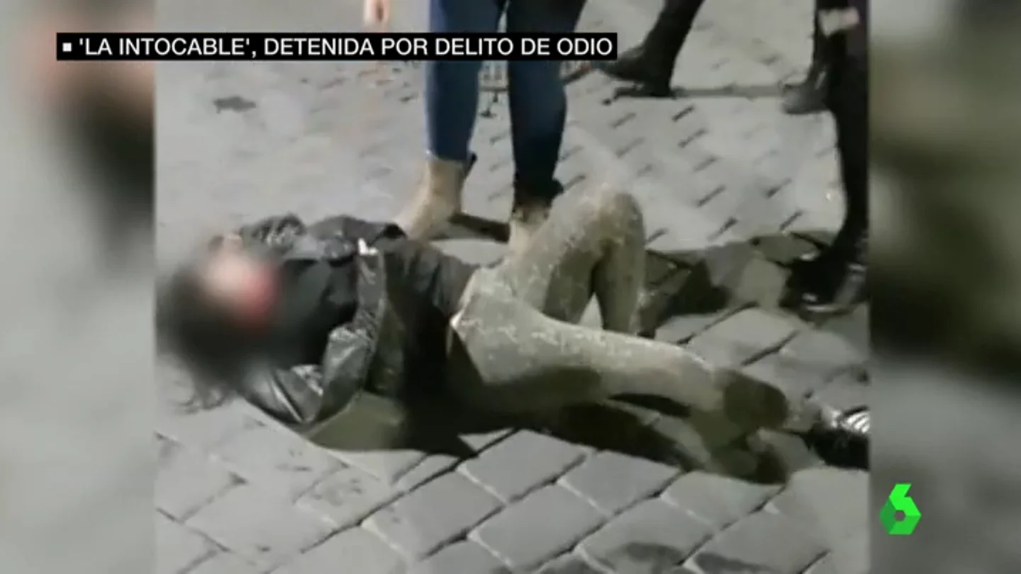 Imagen de 'la intocable' después de sufrir una agresión en un bar de Murcia Imagen de 'la intocable' después de sufrir una agresión en un bar de Murcia