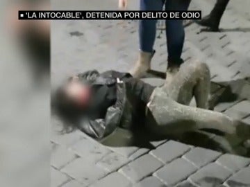 Imagen de 'la intocable' después de sufrir una agresión en un bar de Murcia Imagen de 'la intocable' después de sufrir una agresión en un bar de Murcia