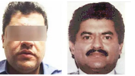 A la izquierda, 'El Negro'. A la derecha, su padre, 'El Azul' A la izquierda, 'El Negro'. A la derecha, su padre, 'El Azul'