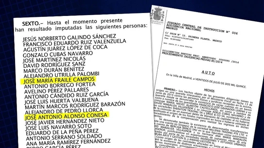 Uno de los autos del caso Púnica. Uno de los autos del caso Púnica.