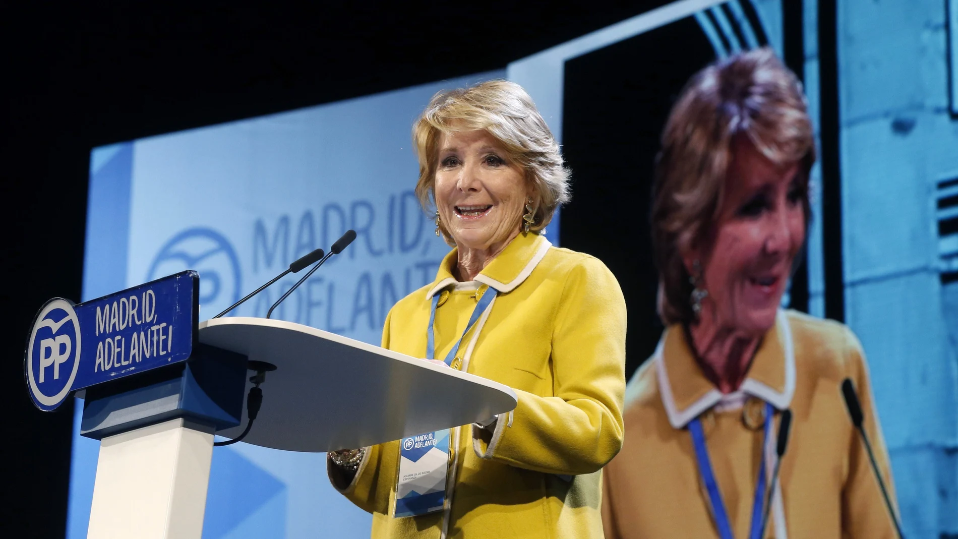 Esperanza Aguirre, expresidenta regional y del PP de Madrid