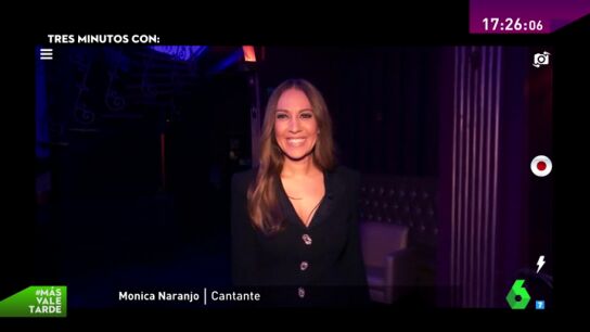 La artista y cantante M&oacute;nica Naranjo