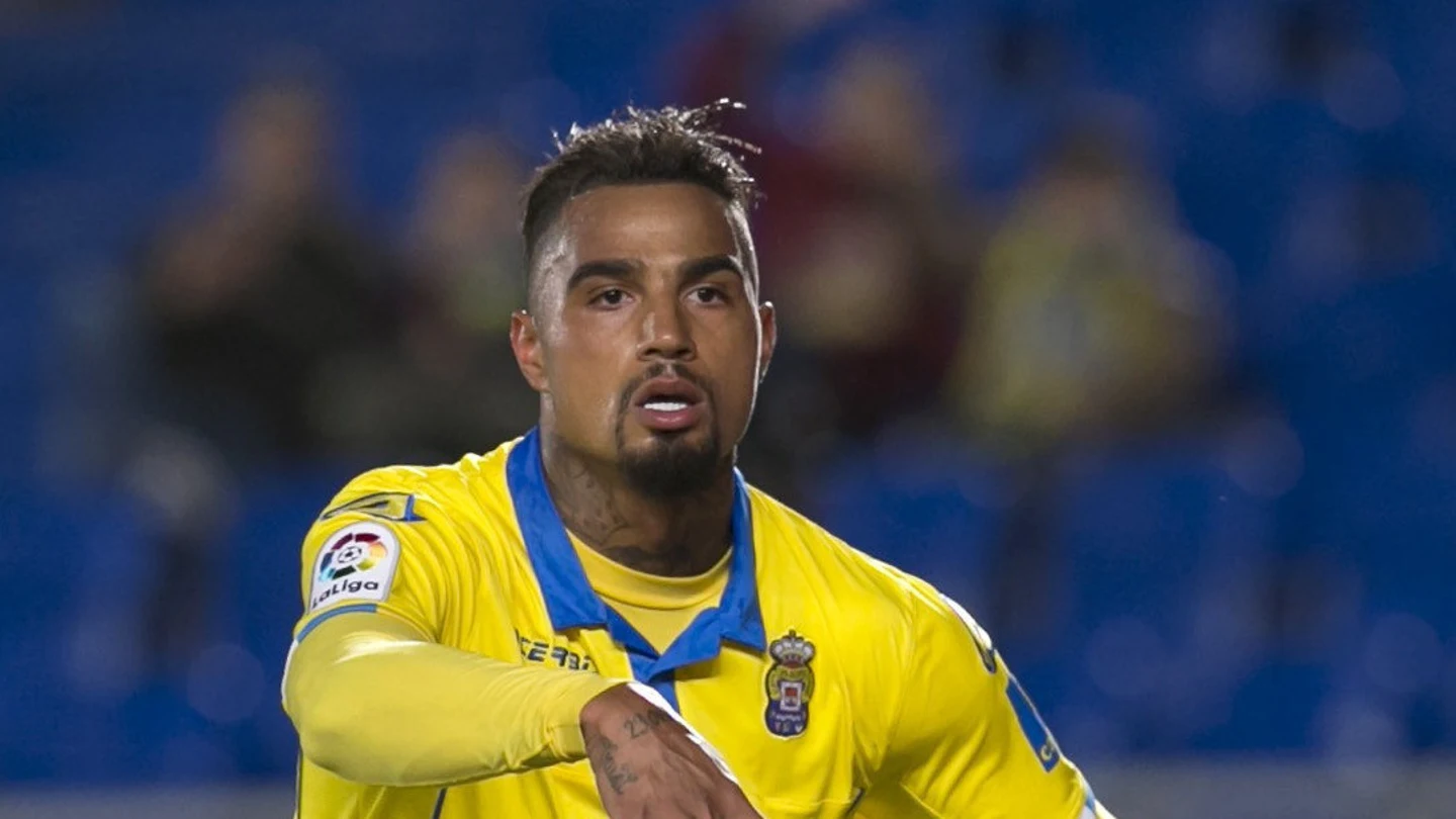Boateng celebrando su gol Boateng celebrando su gol