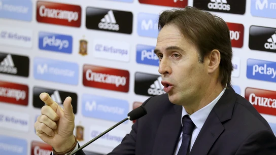 Lopetegui, en rueda de prensa Lopetegui, en rueda de prensa