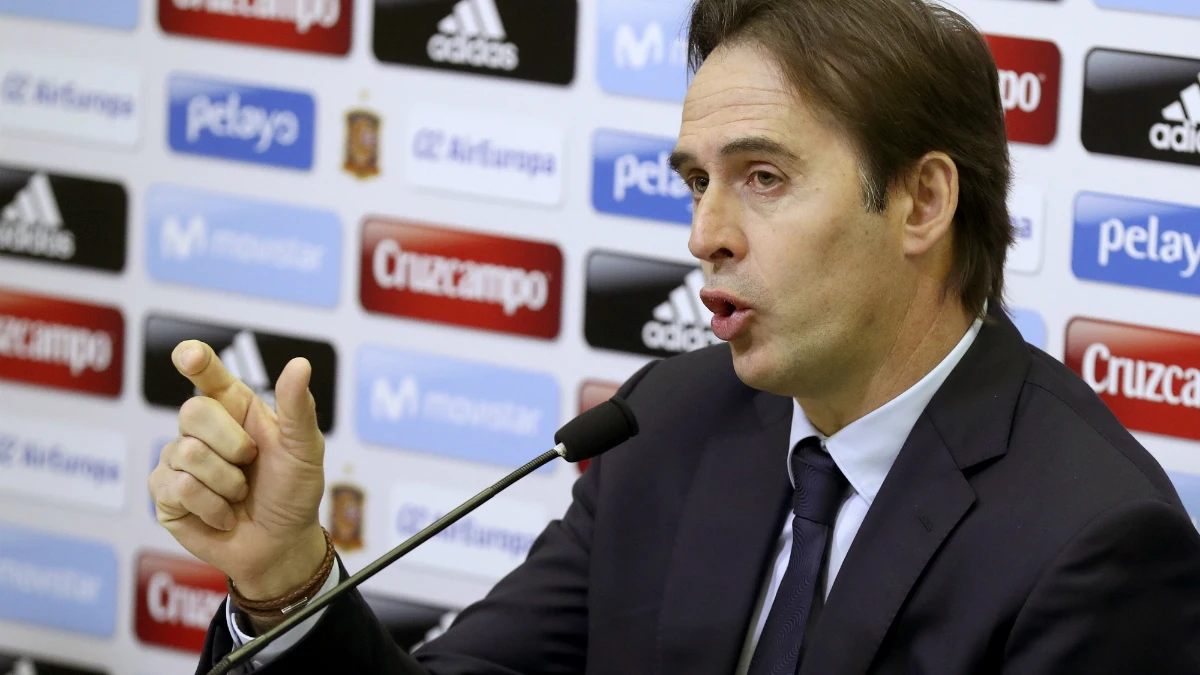 Lopetegui, en rueda de prensa