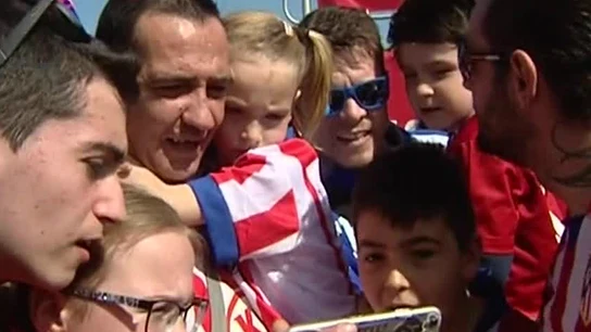 La afición del Atlético La afición del Atlético