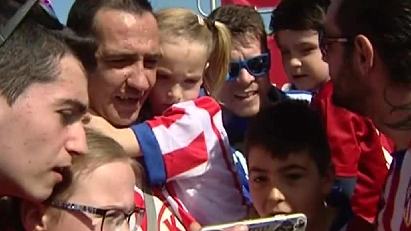 La afición del Atlético La afición del Atlético