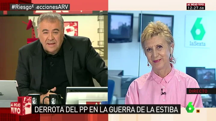 Rosa Díez, cofundadora de UPyD, en Al Rojo Vivo