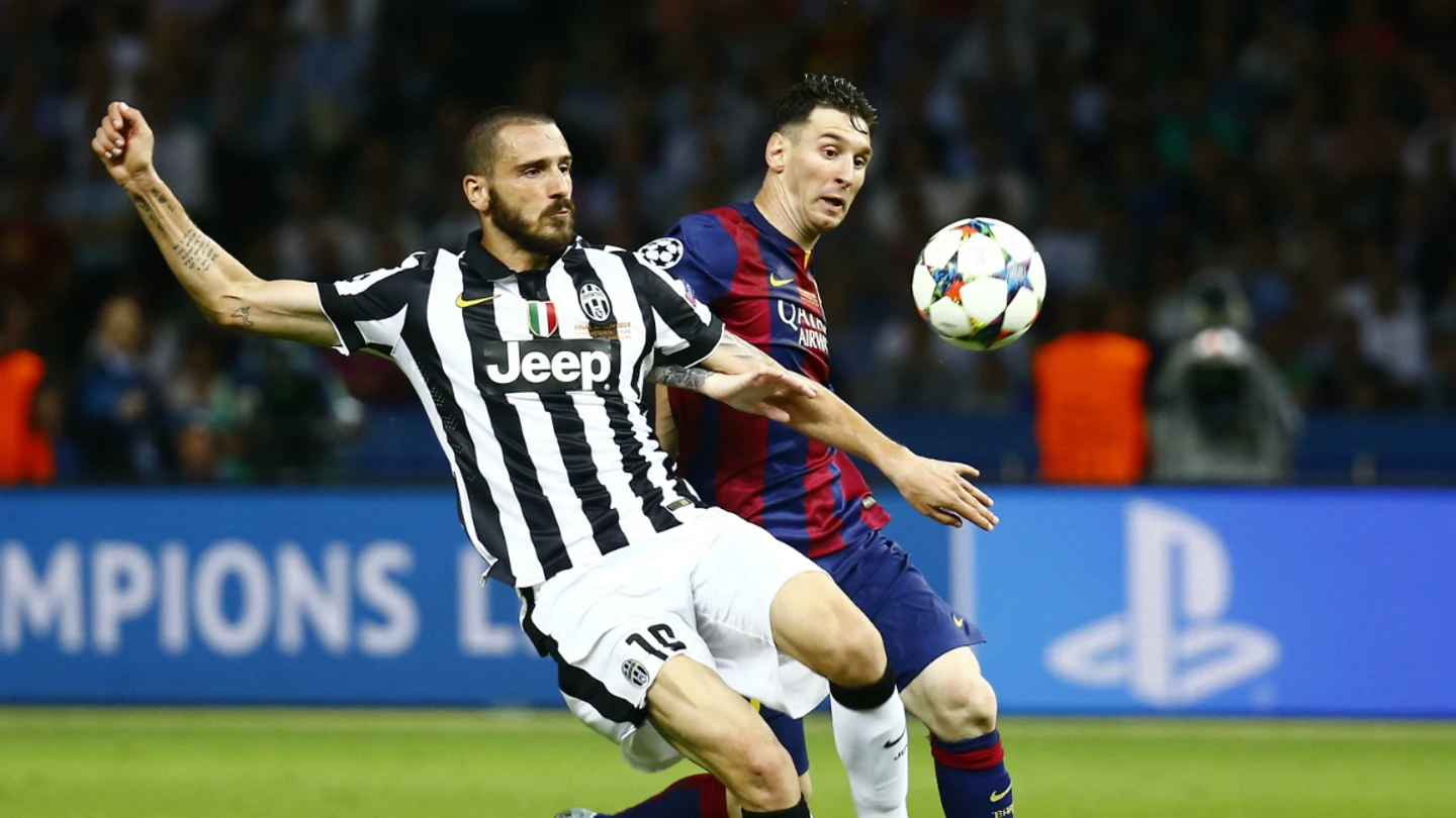 Bonucci pelea con Messi Bonucci pelea con Messi