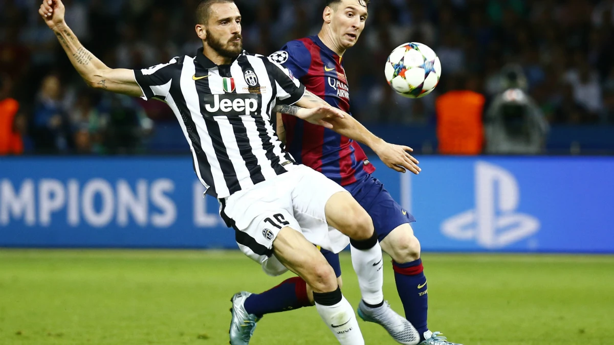 Bonucci pelea con Messi