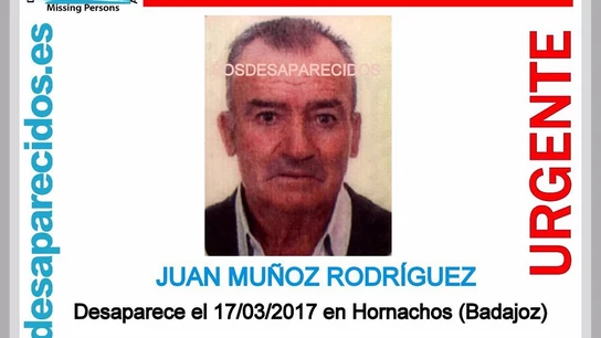 Buscan a un hombre de 78 años desaparecido en Hornachos, Badajoz Buscan a un hombre de 78 años desaparecido en Hornachos, Badajoz