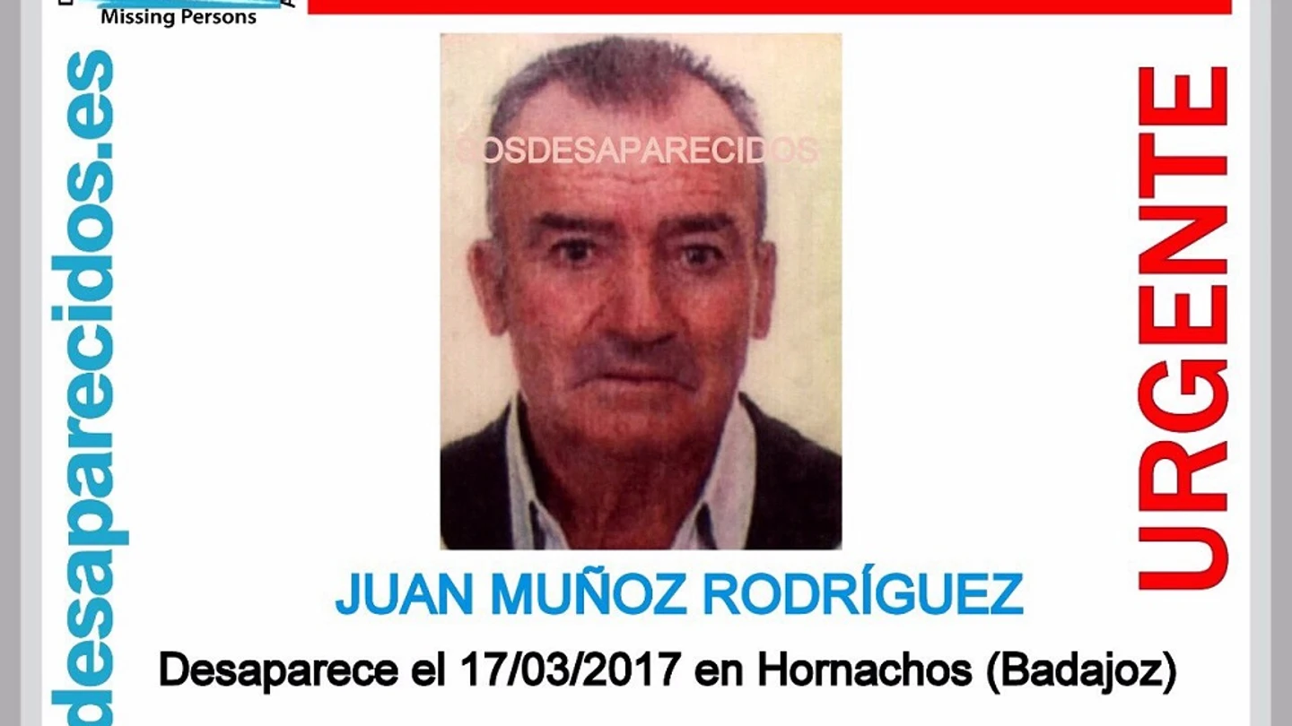 Buscan a un hombre de 78 años desaparecido en Hornachos, Badajoz Buscan a un hombre de 78 años desaparecido en Hornachos, Badajoz