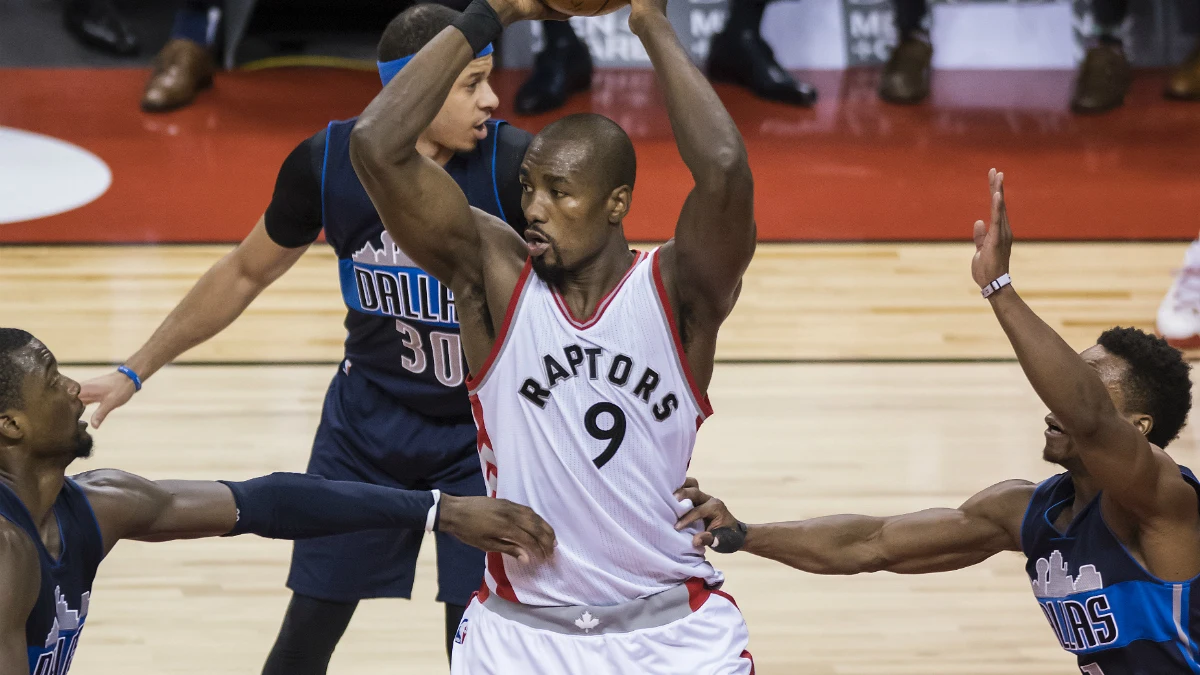 Ibaka, con el balón