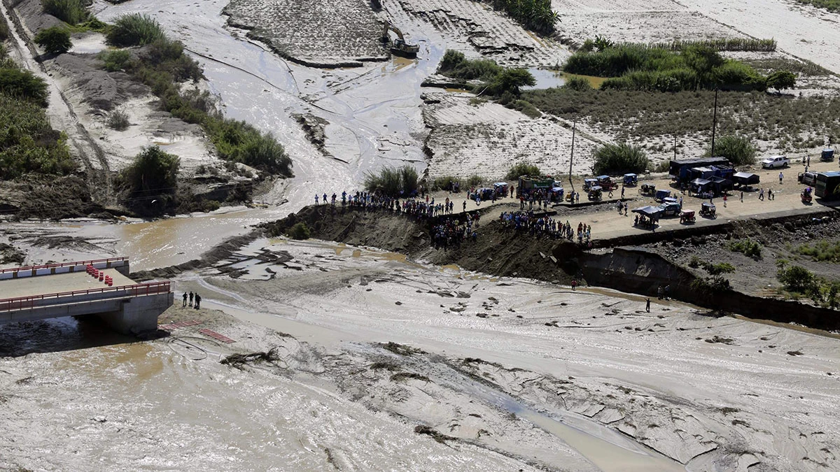 Imagen de las inundaciones en Perú