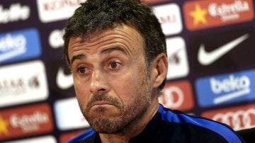 Luis Enrique, en rueda de prensa