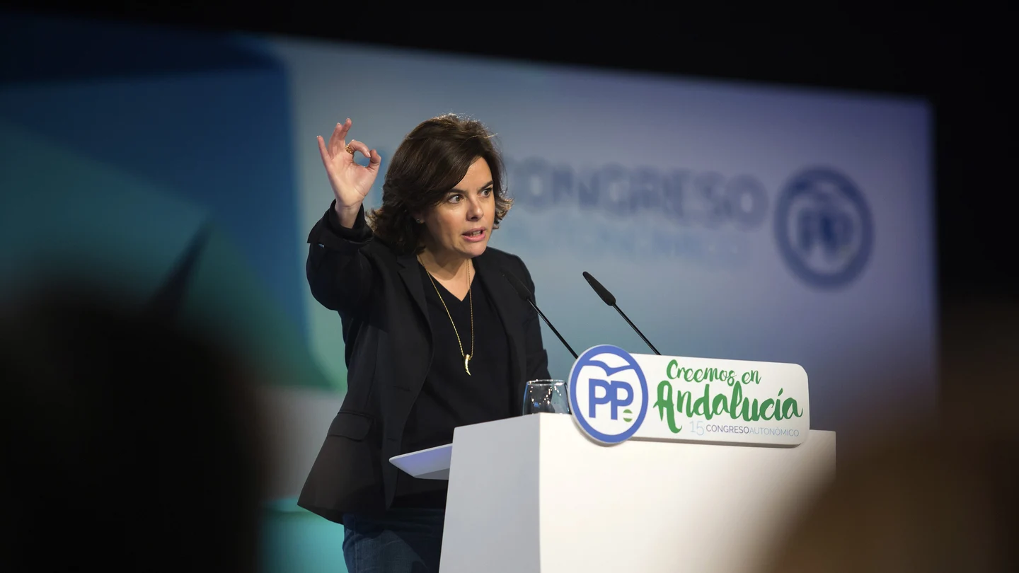 La vicepresidenta del Gobierno, Soraya Sáenz de Santamaría La vicepresidenta del Gobierno, Soraya Sáenz de Santamaría