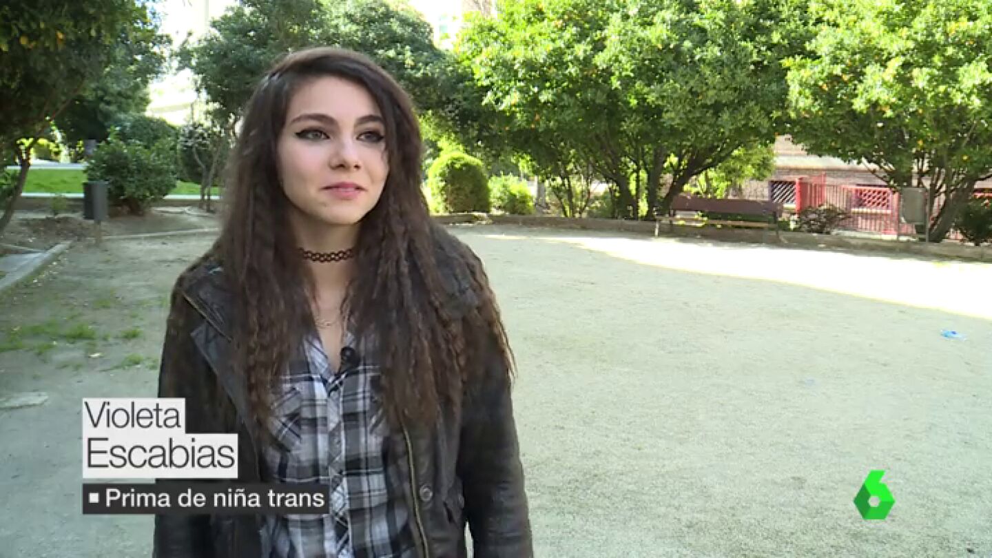 Violeta, prima de una ni&ntilde;a trans