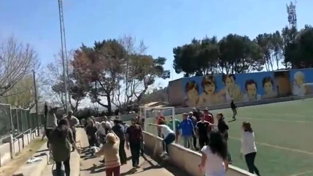 Pelea entre padres Pelea entre padres
