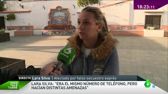 Afectada por falso secuestro exprés Afectada por falso secuestro exprés