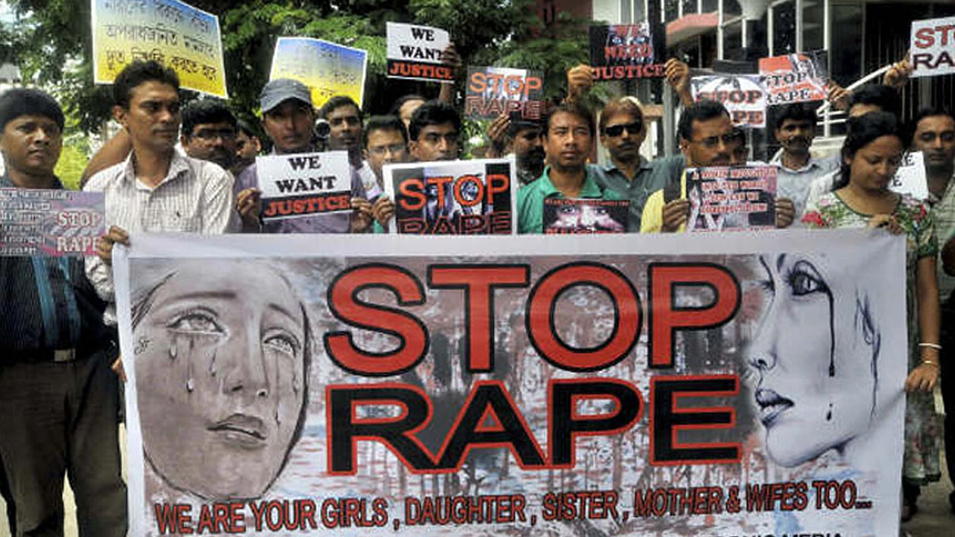 Protestas en la India contra las violaciones (Archivo)
