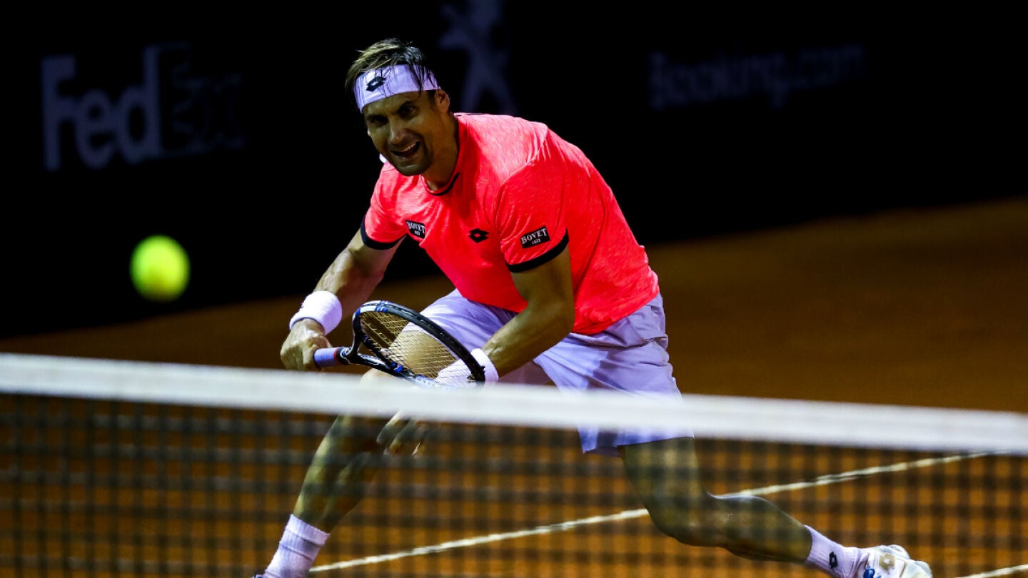 David Ferrer, en un partido