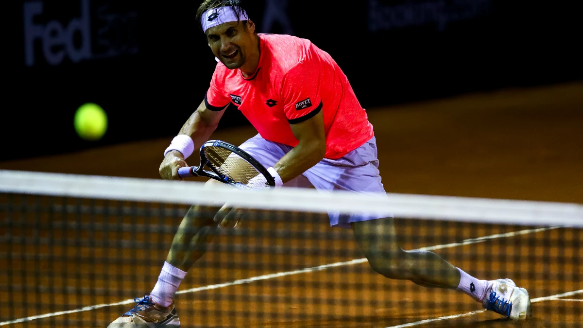 David Ferrer, en un partido