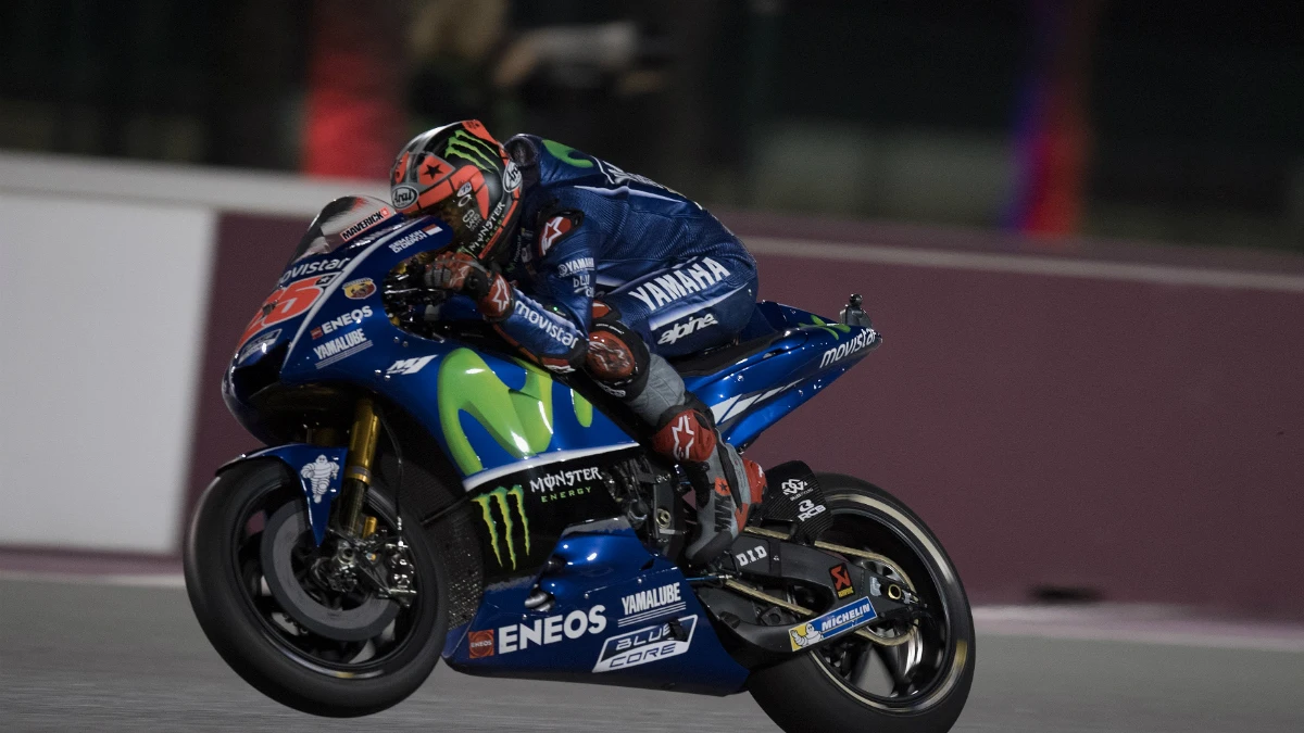 Maverick Viñales, en su Yamaha