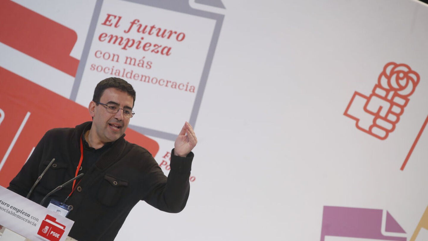 Mario Jim&eacute;nez, portavoz de la gestora del PSOE
