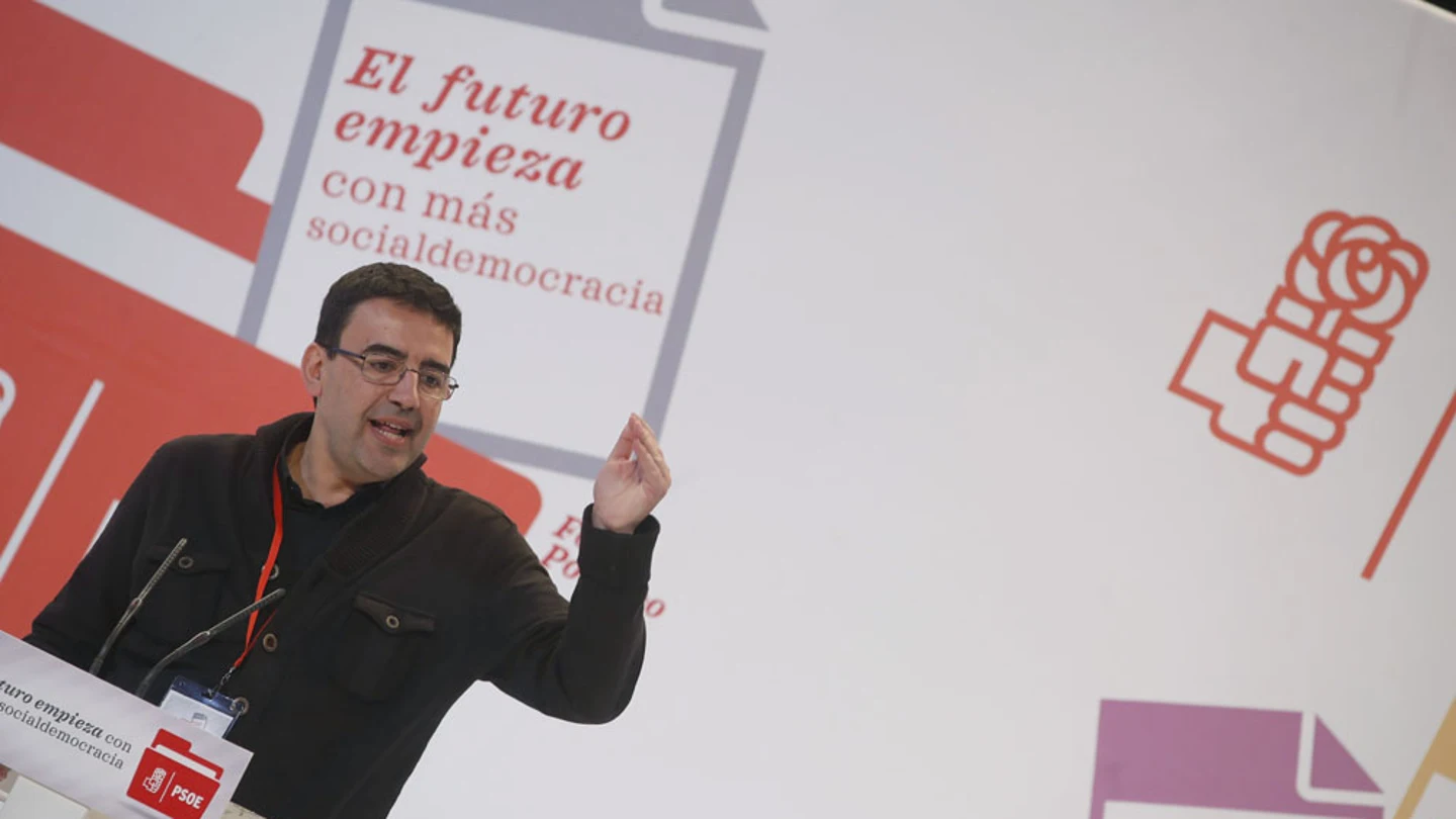 Mario Jiménez, portavoz de la gestora del PSOE Mario Jiménez, portavoz de la gestora del PSOE