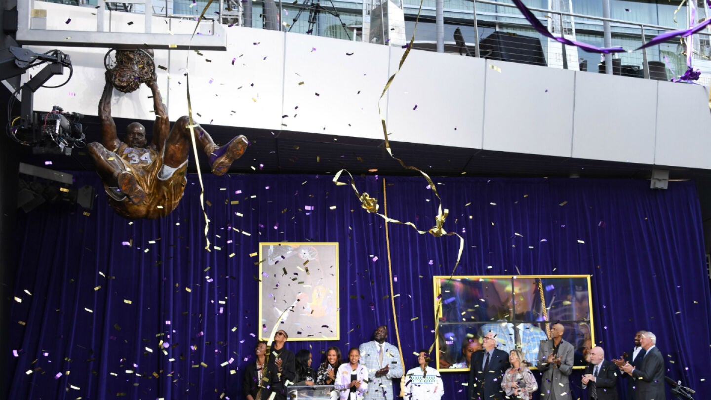 La estatua de Shaquille O'Neal