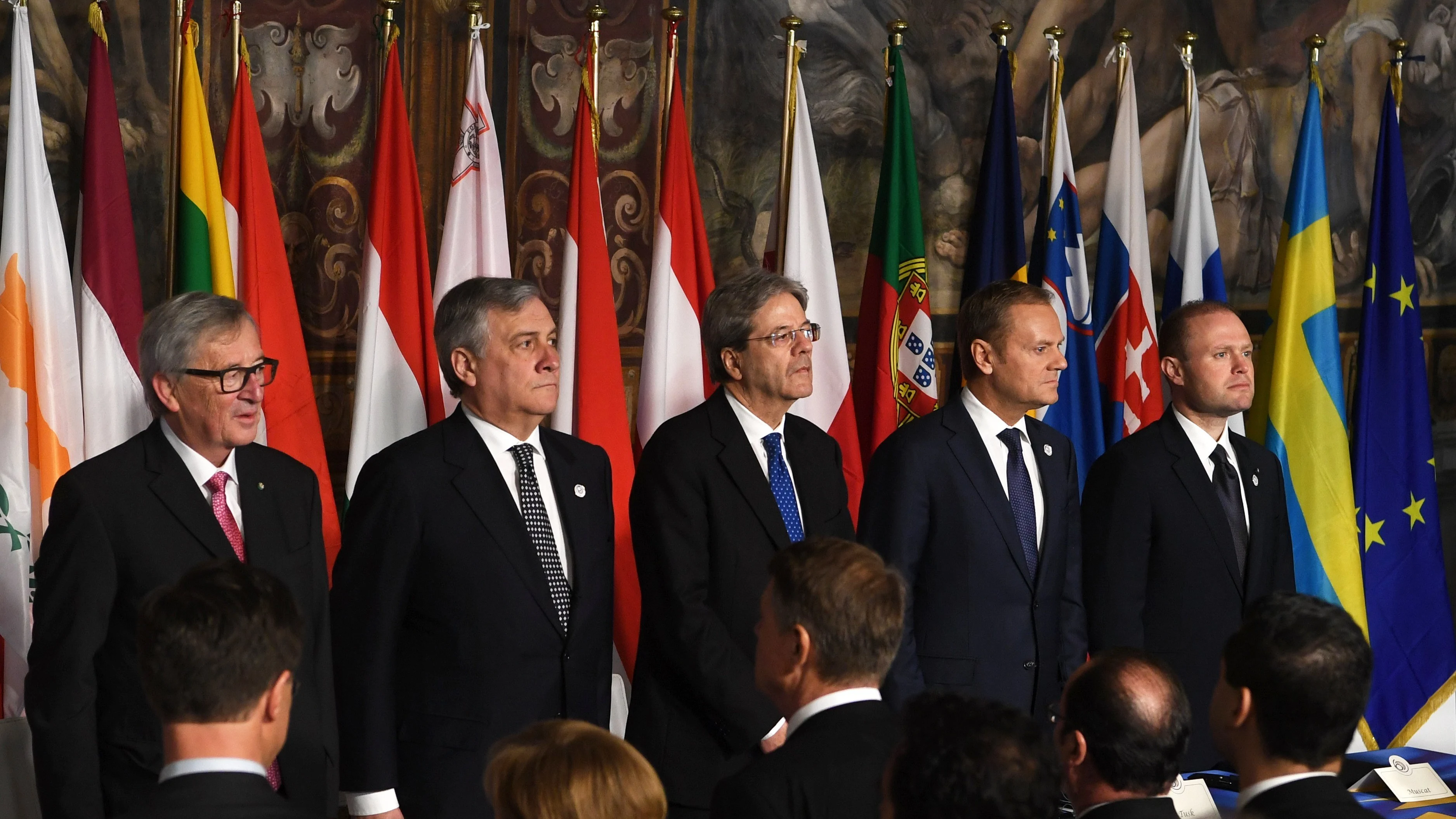 Líderes de la Unión Europea reafirman en Roma la voluntad de seguir avanzando