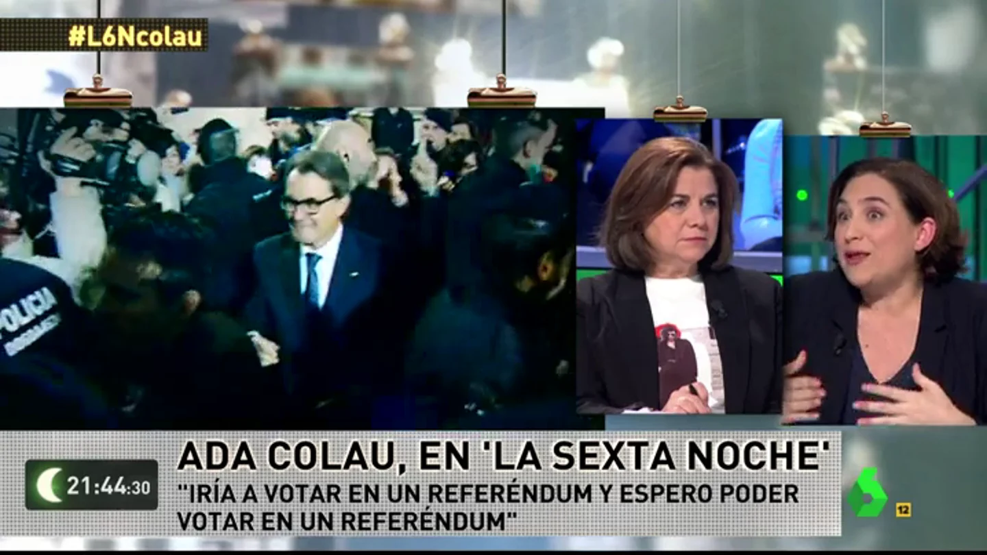 Ada Colau: "Siempre apoyaremos el referéndum; en una democracia lo mejor es hablar las cosas" Ada Colau: "Siempre apoyaremos el referéndum; en una democracia lo mejor es hablar las cosas"